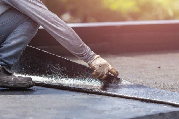 Professional Waterproofing technician working in Washburn, IL